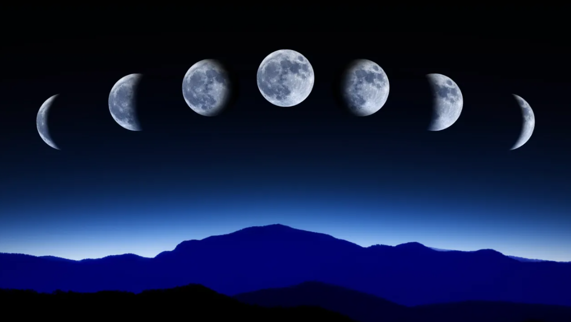 Calendario lunar del 2024 cuándo ocurrirán las lunas nuevas y llenas