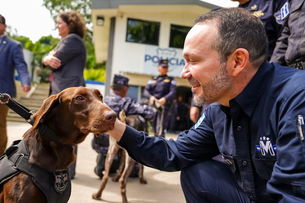 Reconocen labor antidrogas de agentes caninos y sus guías